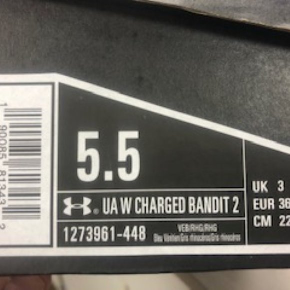 New Under Armour Women's Charged Bandit - Picture 3 of 3